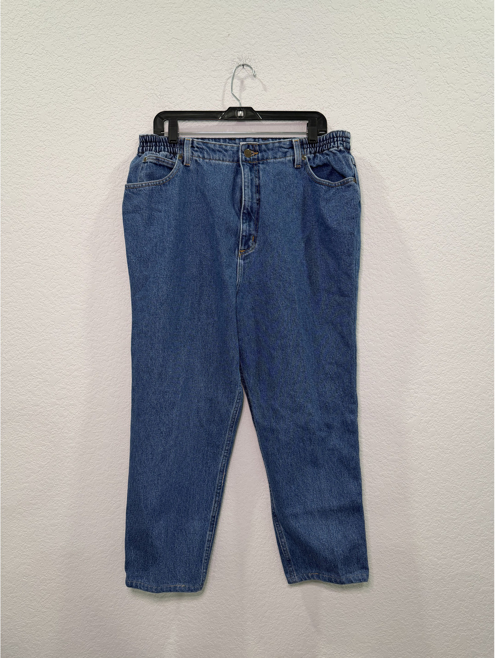 L.L. Bean Women's Petite Relaxed Fit Jeans - Size 18